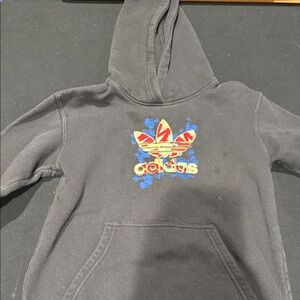 Adidas Kids Hoodie with Multicolor Logo